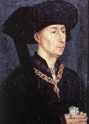 WEYDEN, Rogier van der Portrait of Philip the Good after oil